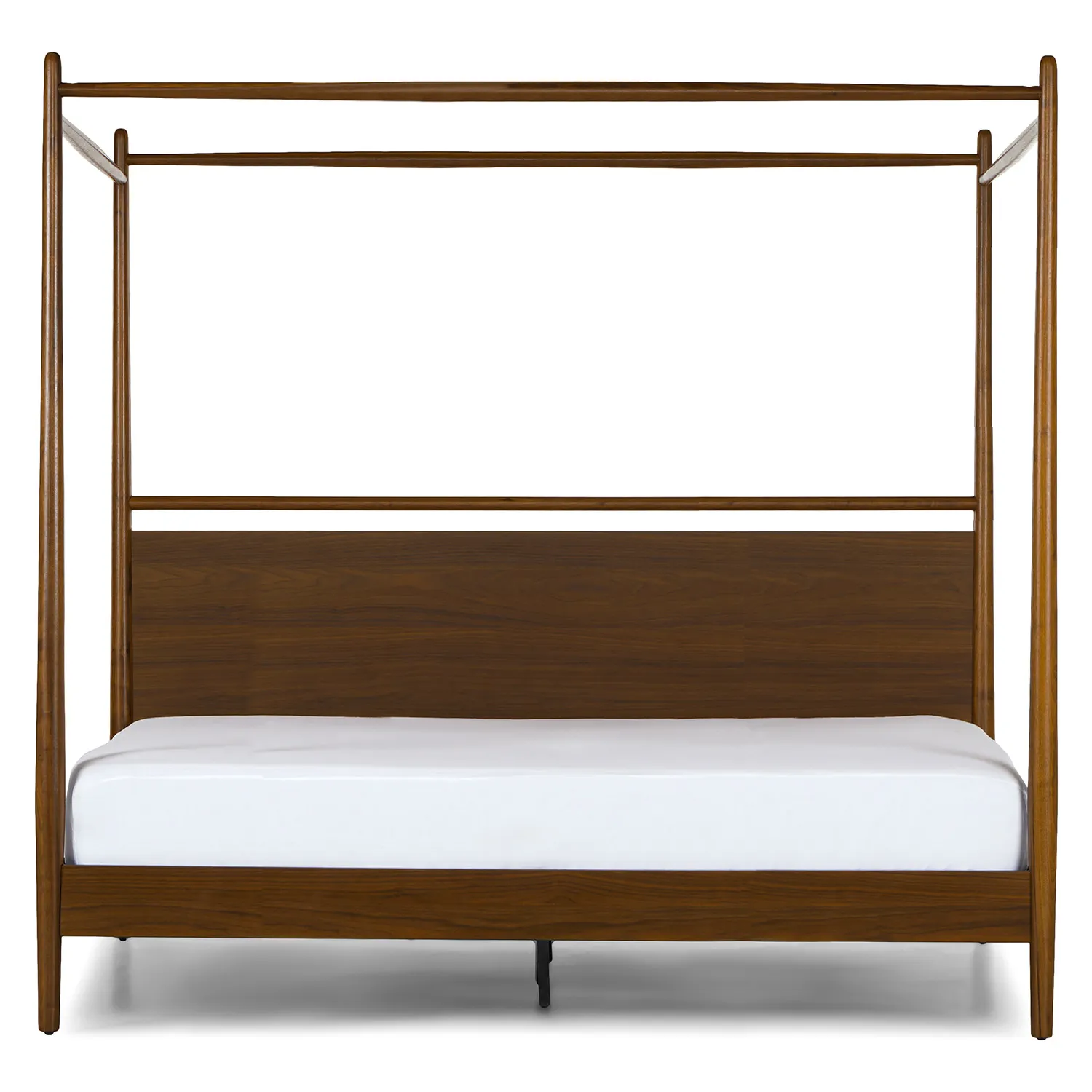 Lenia King Canopy Bed - Walnut - Image 4