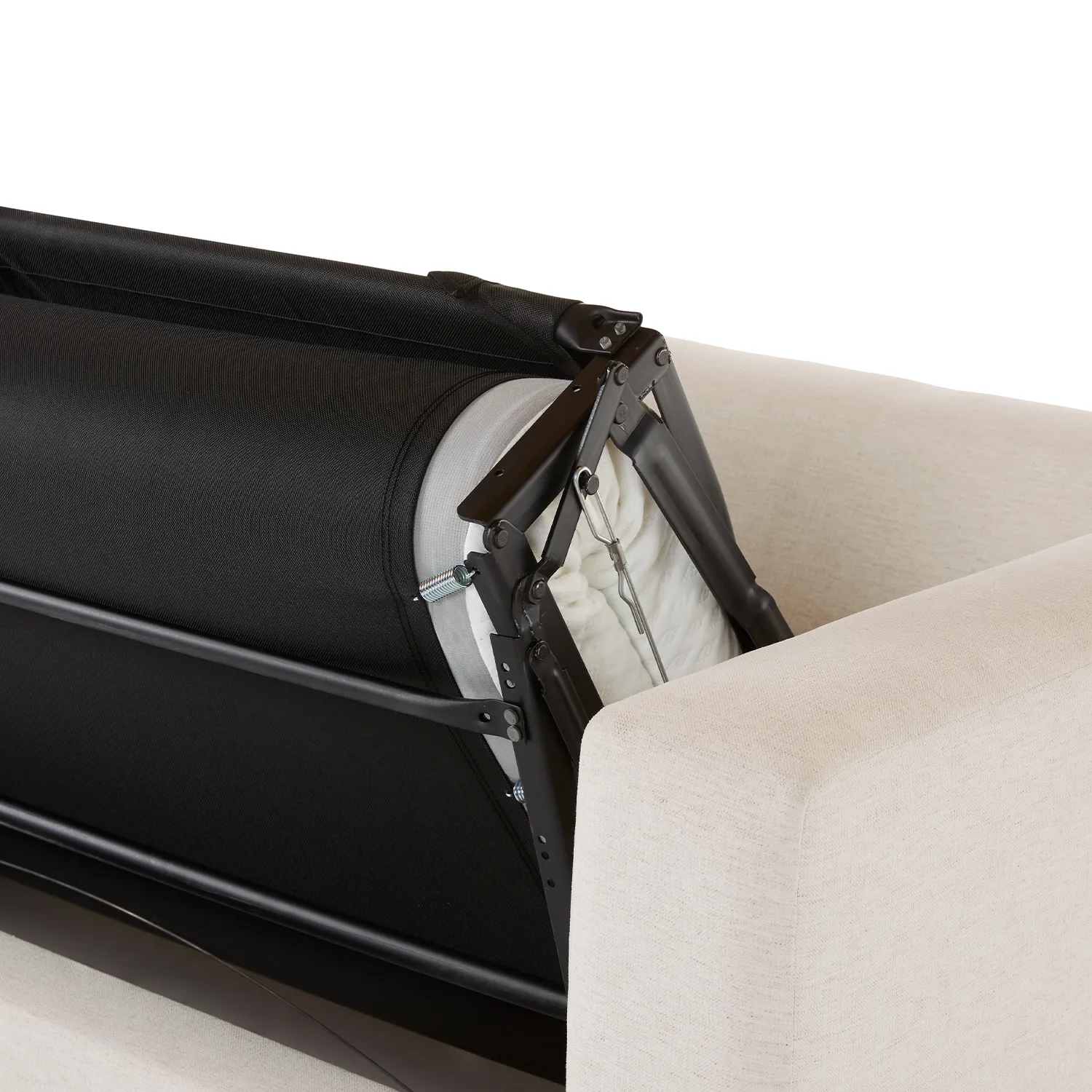 Riley 84_ Sofa Bed - Napa White - Image 11