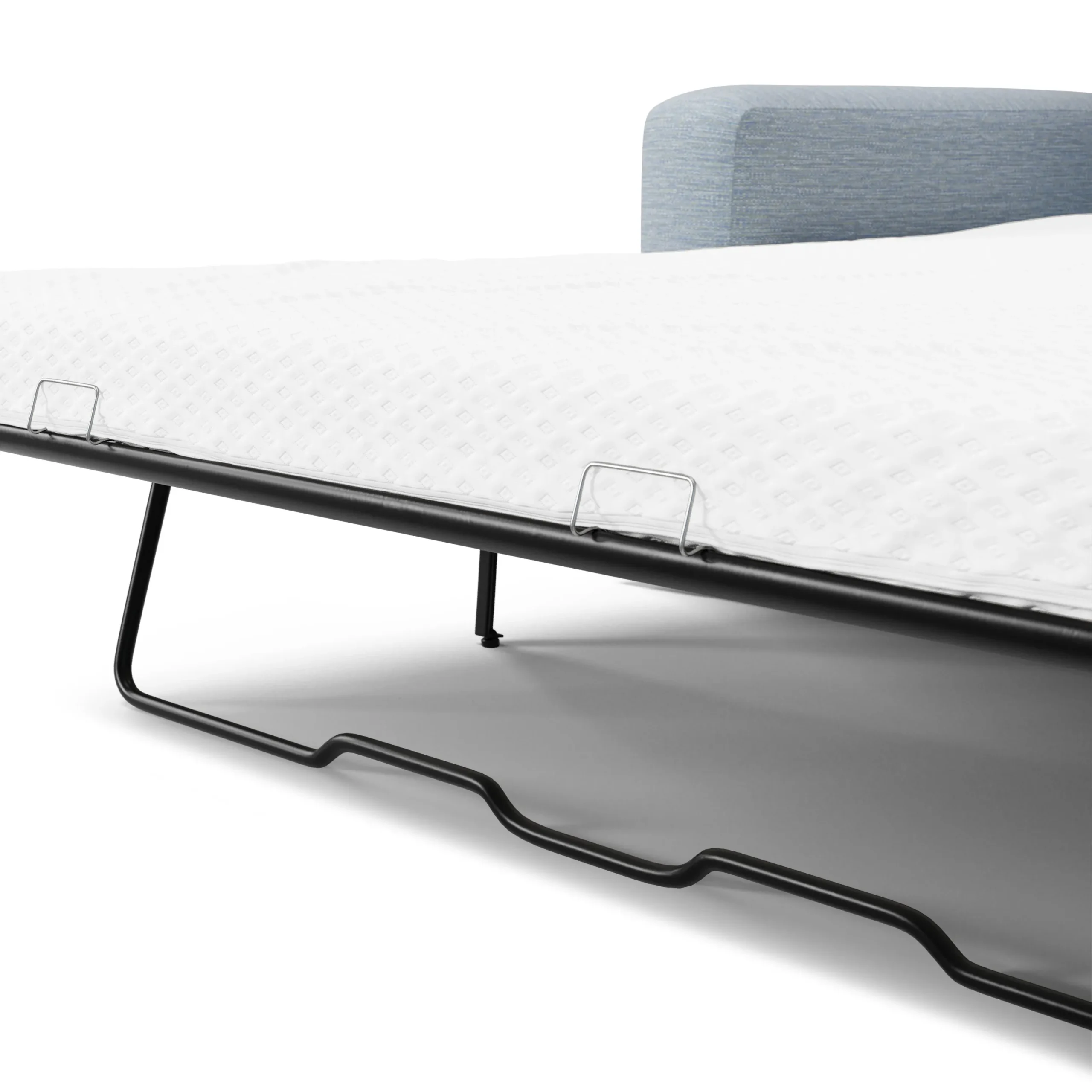Riley 84_ Sofa Bed - Silver Light Blue - Image 13