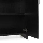 Faydra 35.5_ Enclosed Bookcase - Black