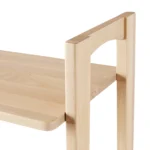 Krossa 31.5_ Shelving Unit with Storage - White Oak