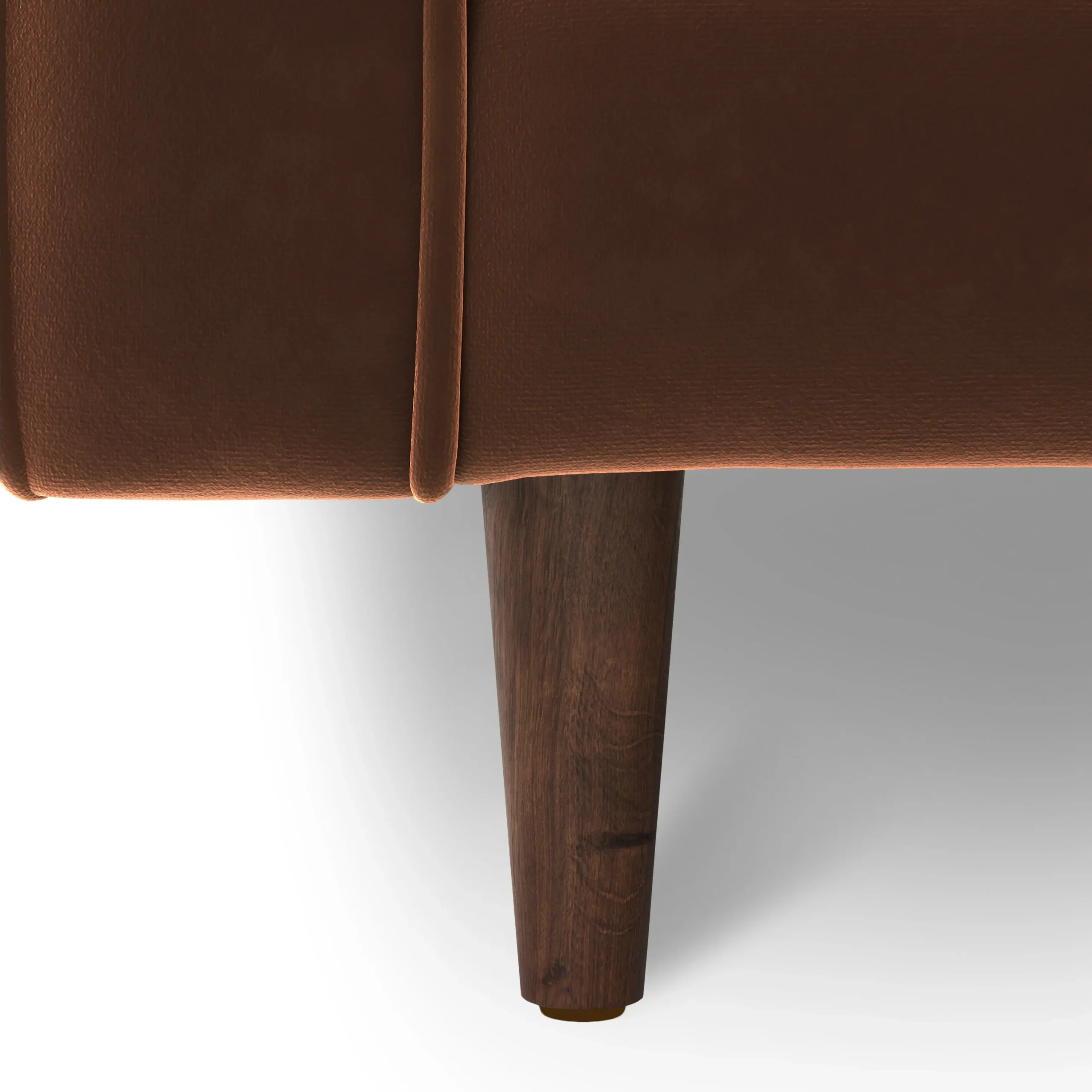 Sven 107_ Tufted Velvet Corner Sectional - Plush Pacific Brown - Image 13