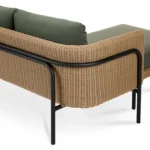 Aby 88_ Outdoor Reversible Sectional - Dravite Green
