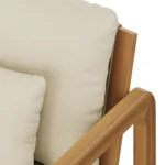 Laholm 94_ Outdoor Corner Sectional Set - Dravite Ivory