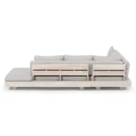 Lubek 100.5_ Outdoor Low Corner Sectional - Beach Sand