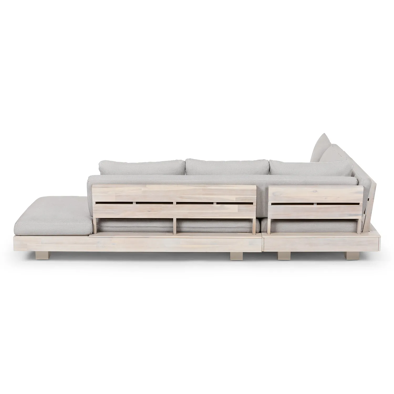 Lubek 100.5_ Outdoor Low Corner Sectional - Beach Sand - Image 11