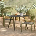 Ballo 47_ Outdoor Dining Table - Black