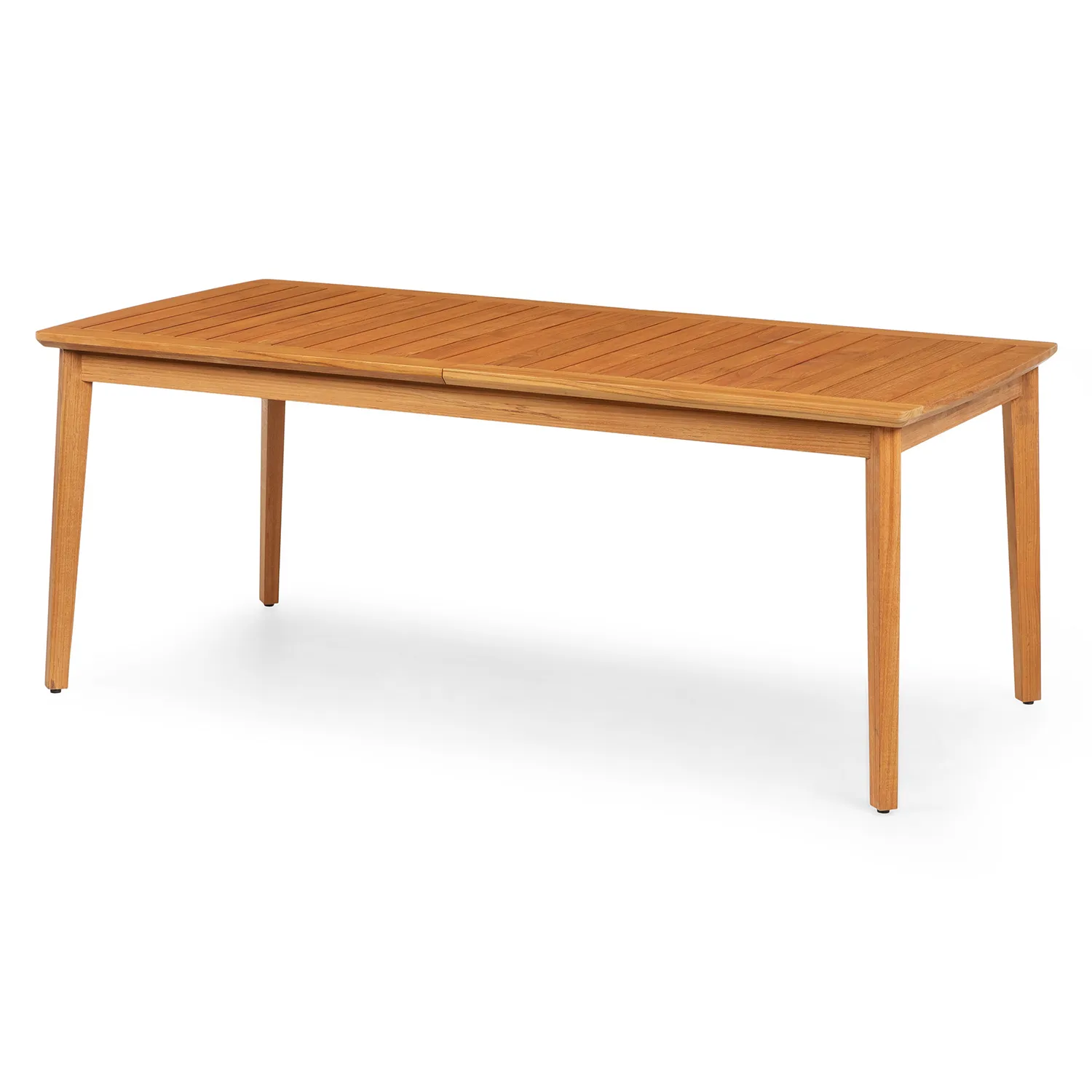 Marol 76.5_ - 95.5_ Outdoor Extendable Dining Table - Bronze Teak - Image 13