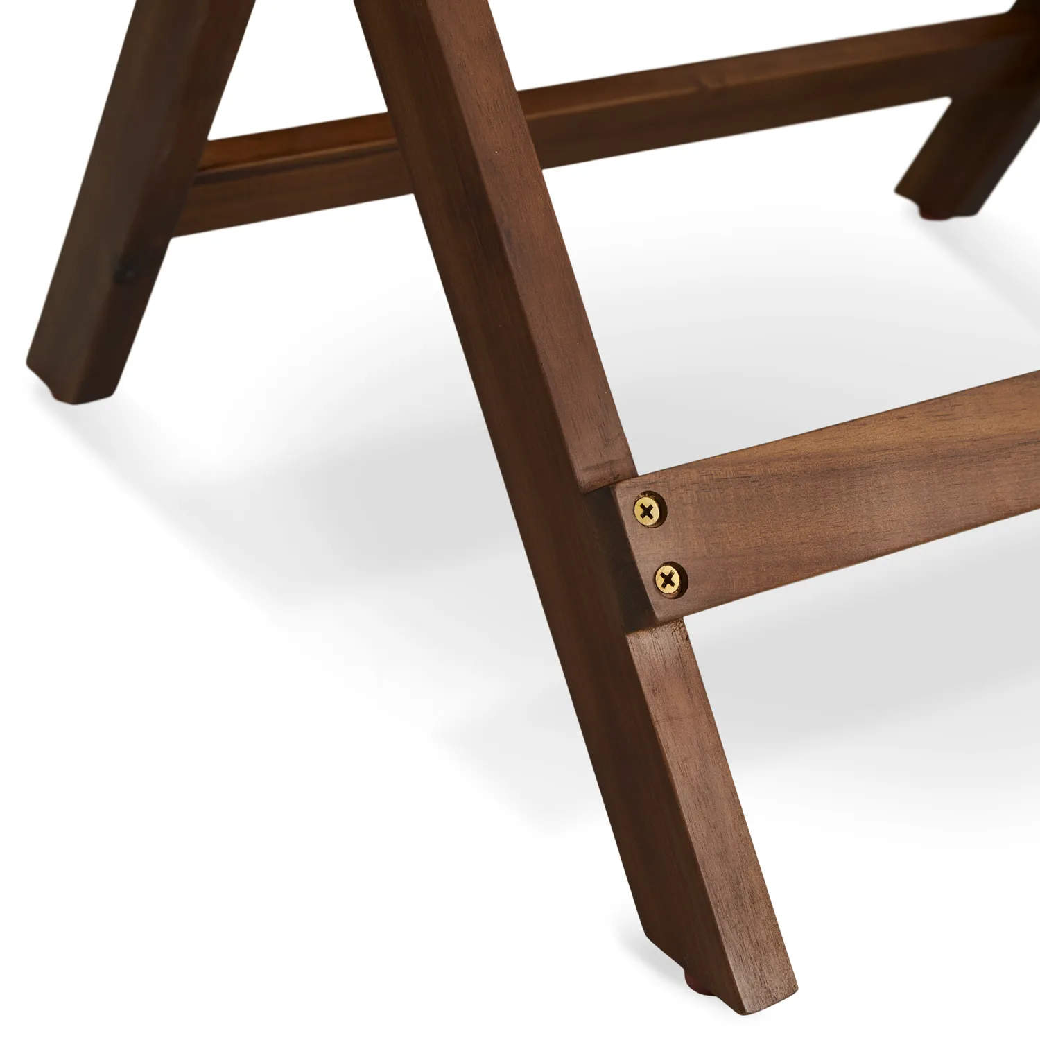 Elanora Outdoor Folding Cafe Table - Dark Acacia - Image 8