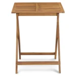 Elanora Outdoor Folding Cafe Table - Light Acacia