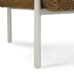 Aby 69.5_ Outdoor Loveseat - Dravite Ivory