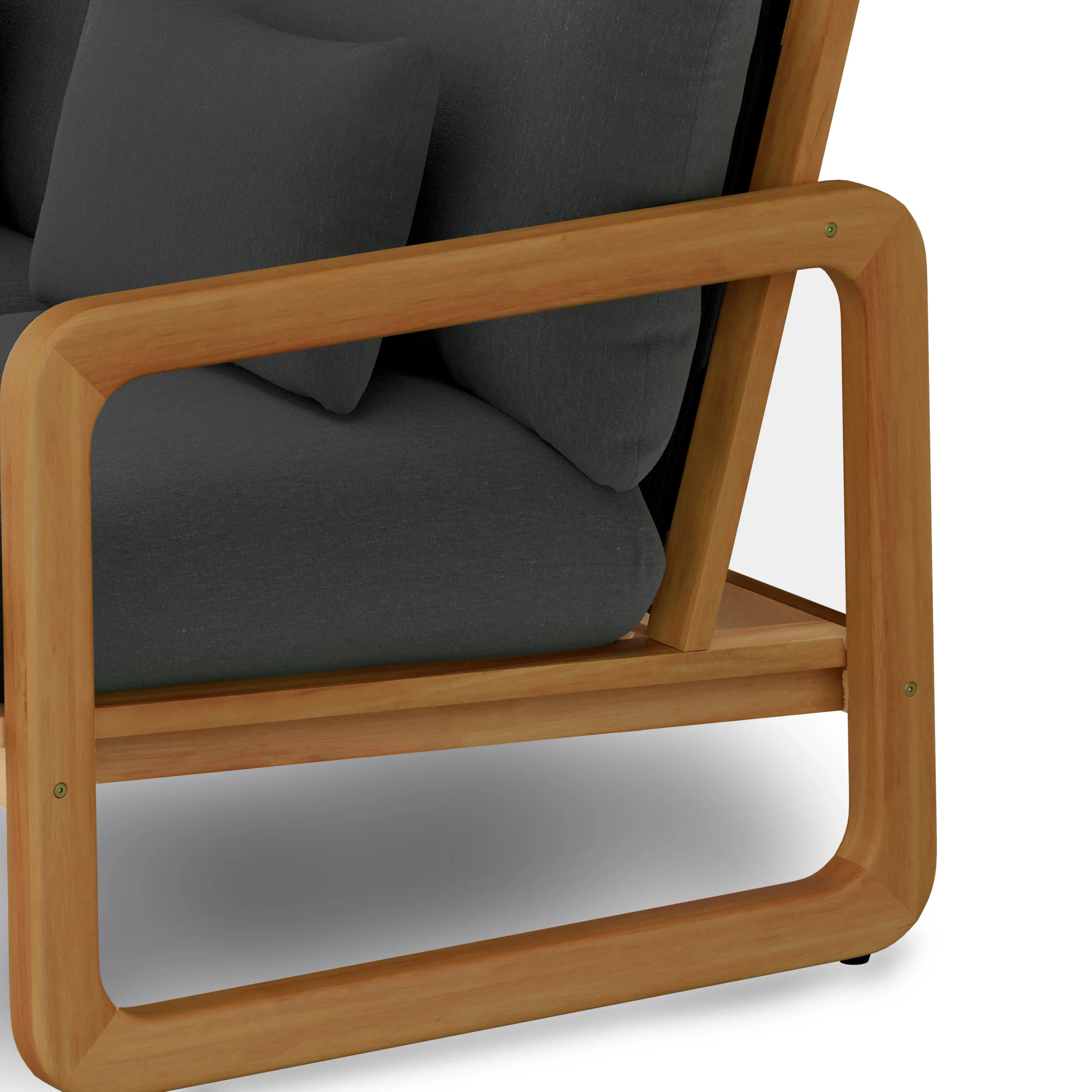 Laholm 88_ Outdoor Sofa - Dravite Black - Image 5