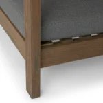 Palmera 80_ Outdoor Sofa - Dravite Black