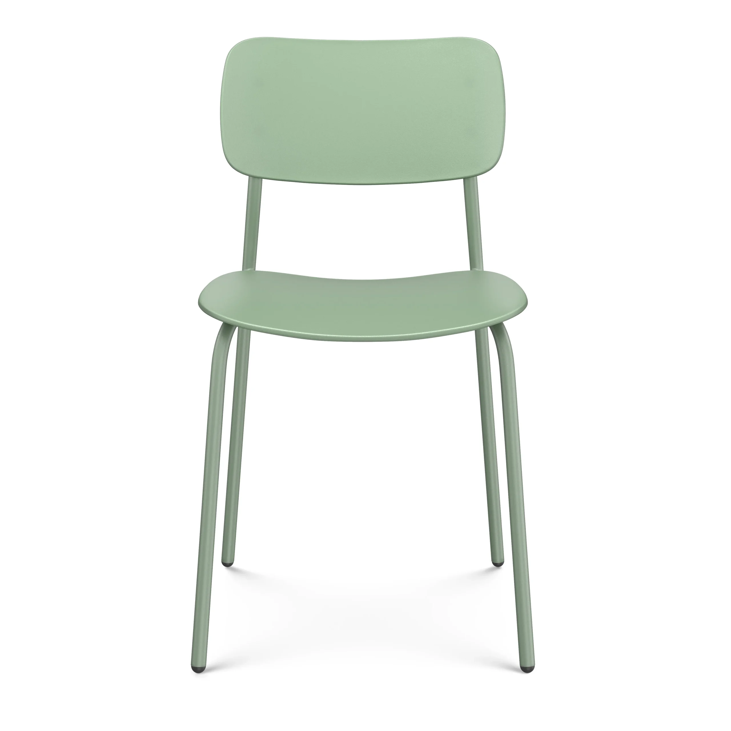 Ari Outdoor Stackable Dining Chair - Khaki Green - Image 3