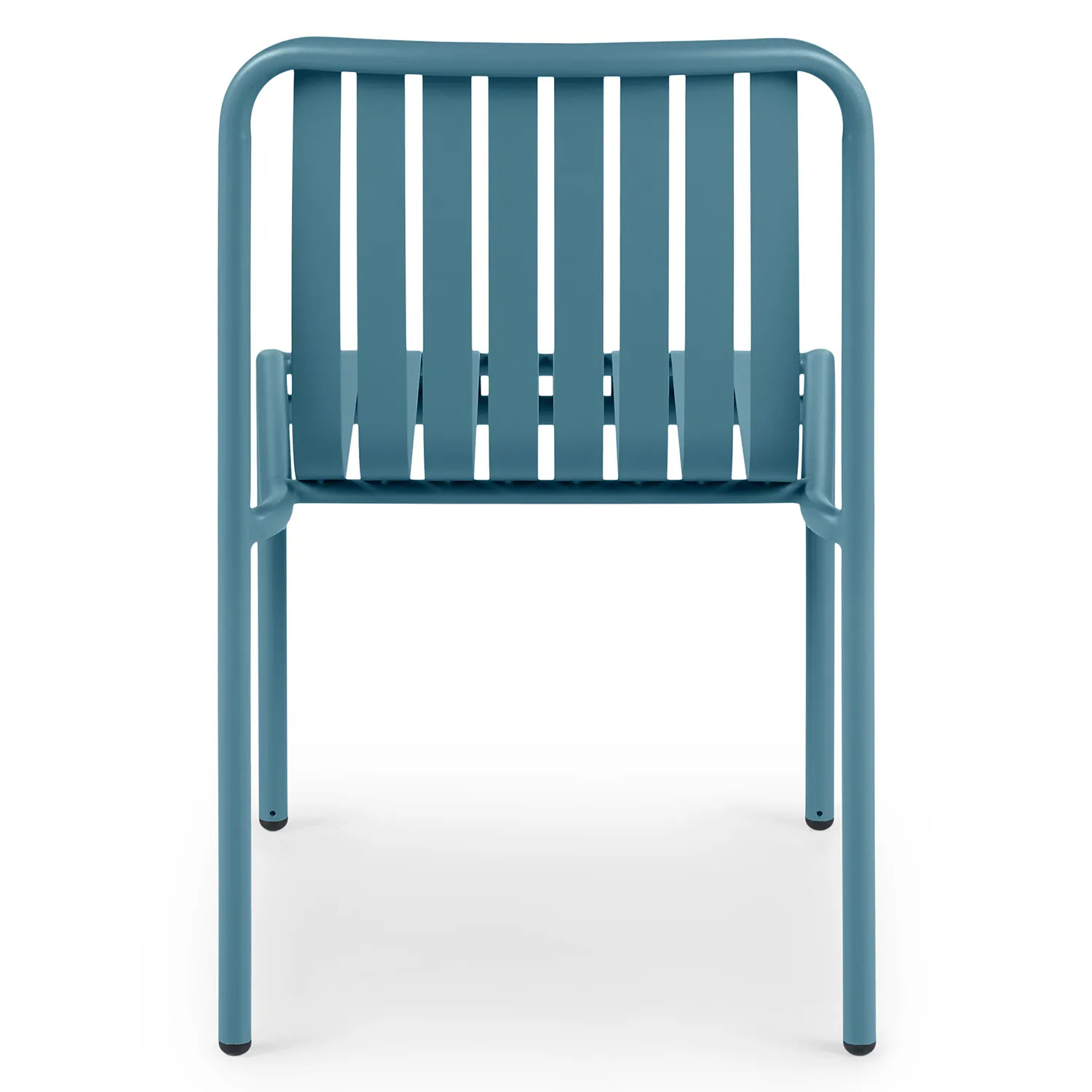 Sarek Outdoor Stackable Dining Chair - Peacock Blue - Image 8