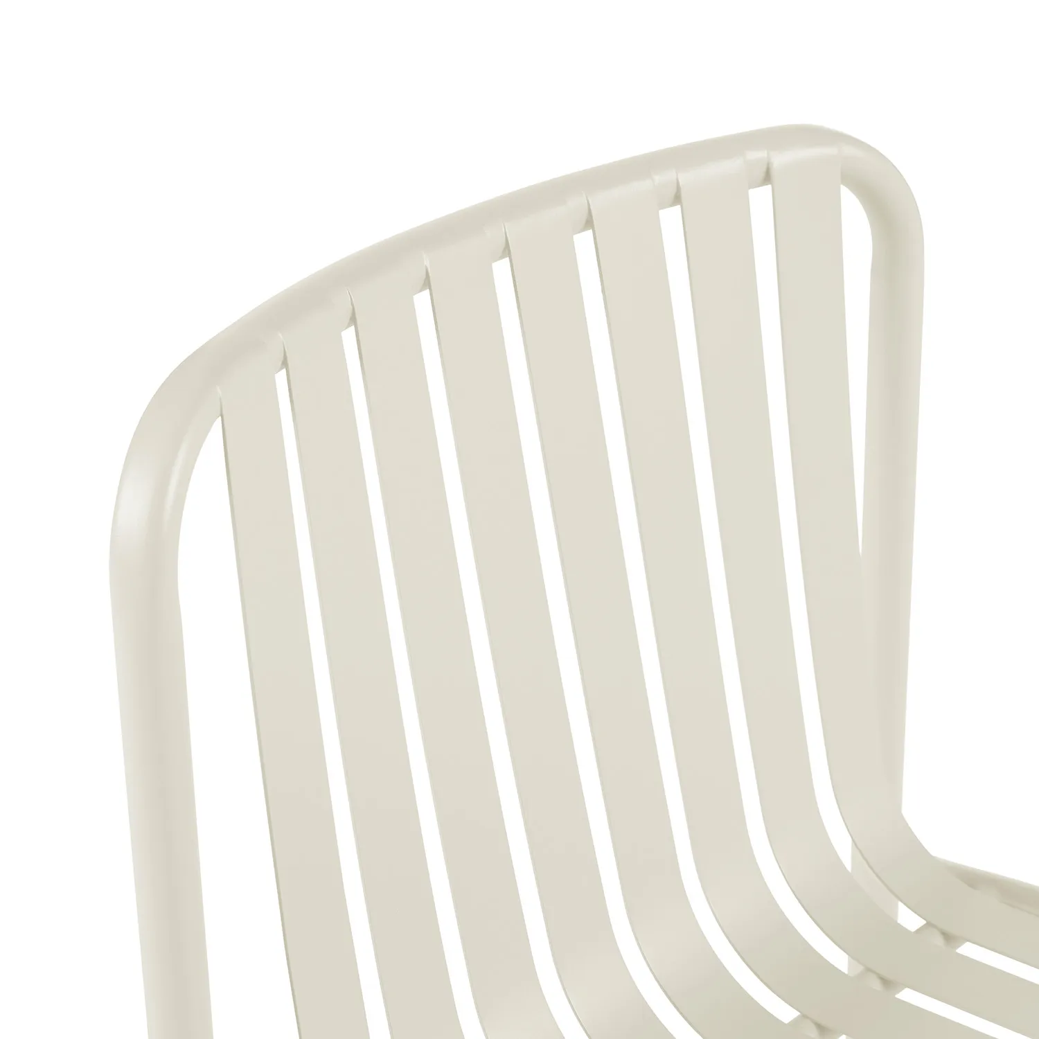 Sarek Outdoor Stackable Dining Chair - Taupe - Image 4