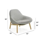 Sunny 32_ Lounge Chair - Seasalt Gray
