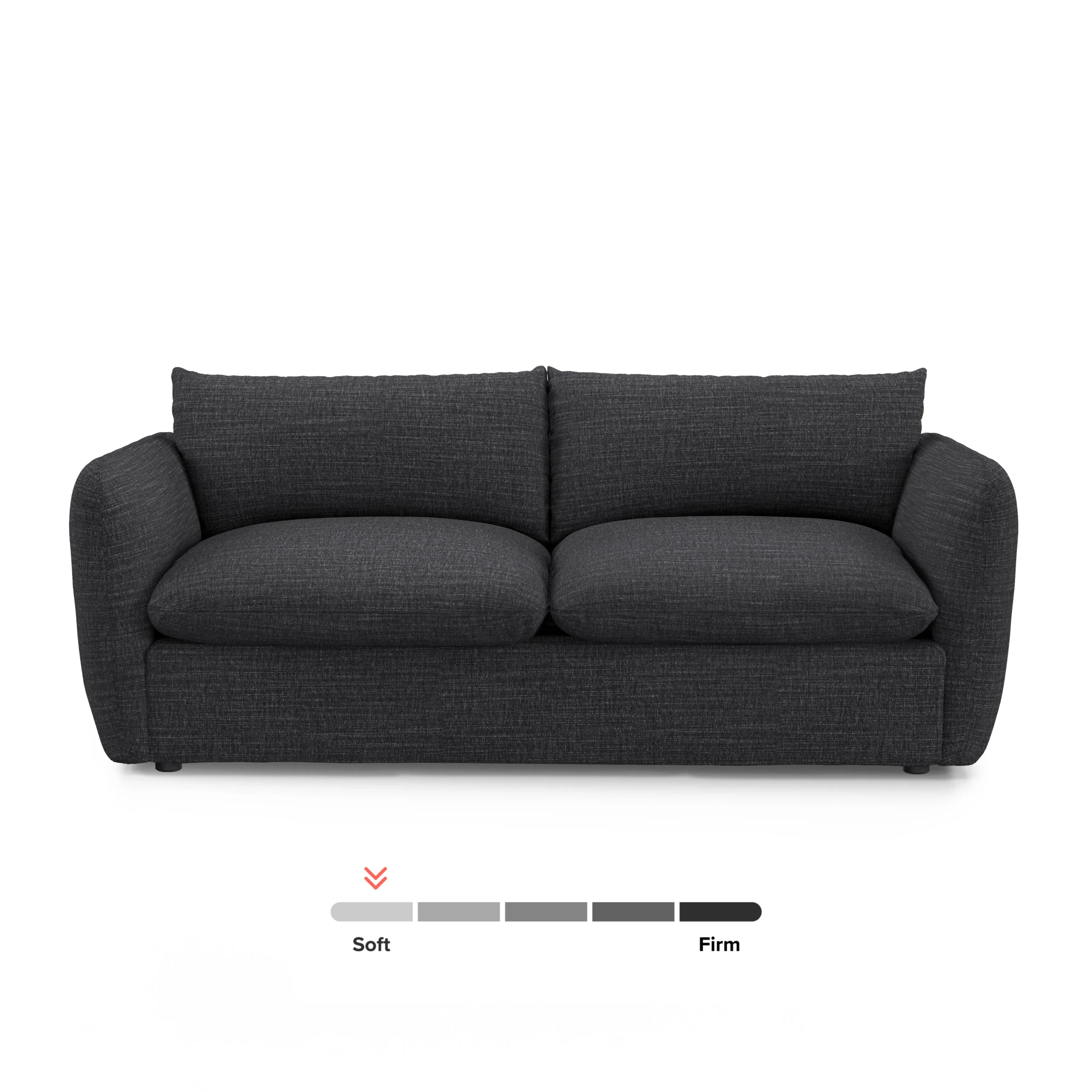 Leigh 86_ Sofa Bed - Napa Charcoal - Image 4