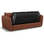 Leigh 86_ Sofa Bed - Napa Rust