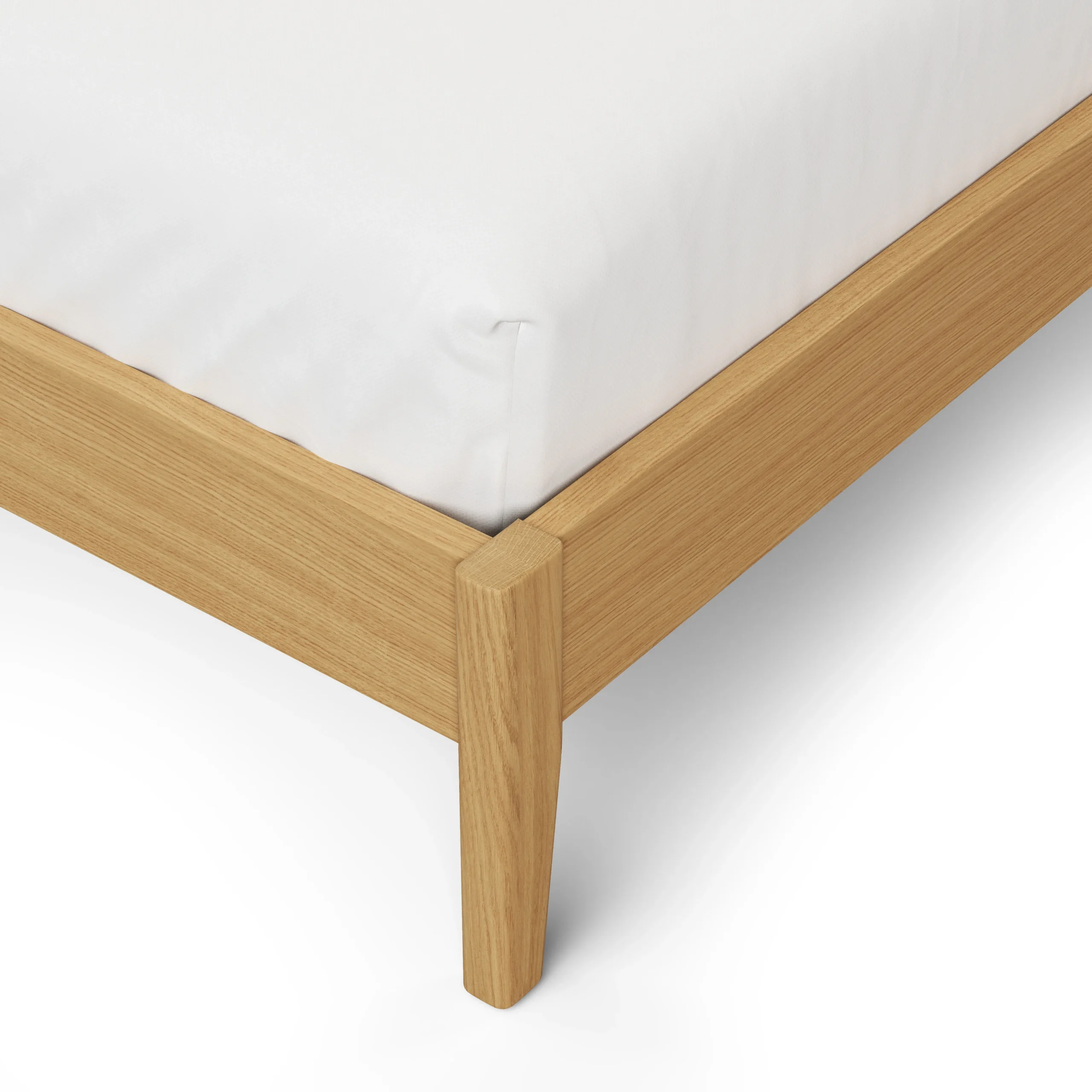 Cooper Queen Low Profile Bed - Natural Oak - Image 2