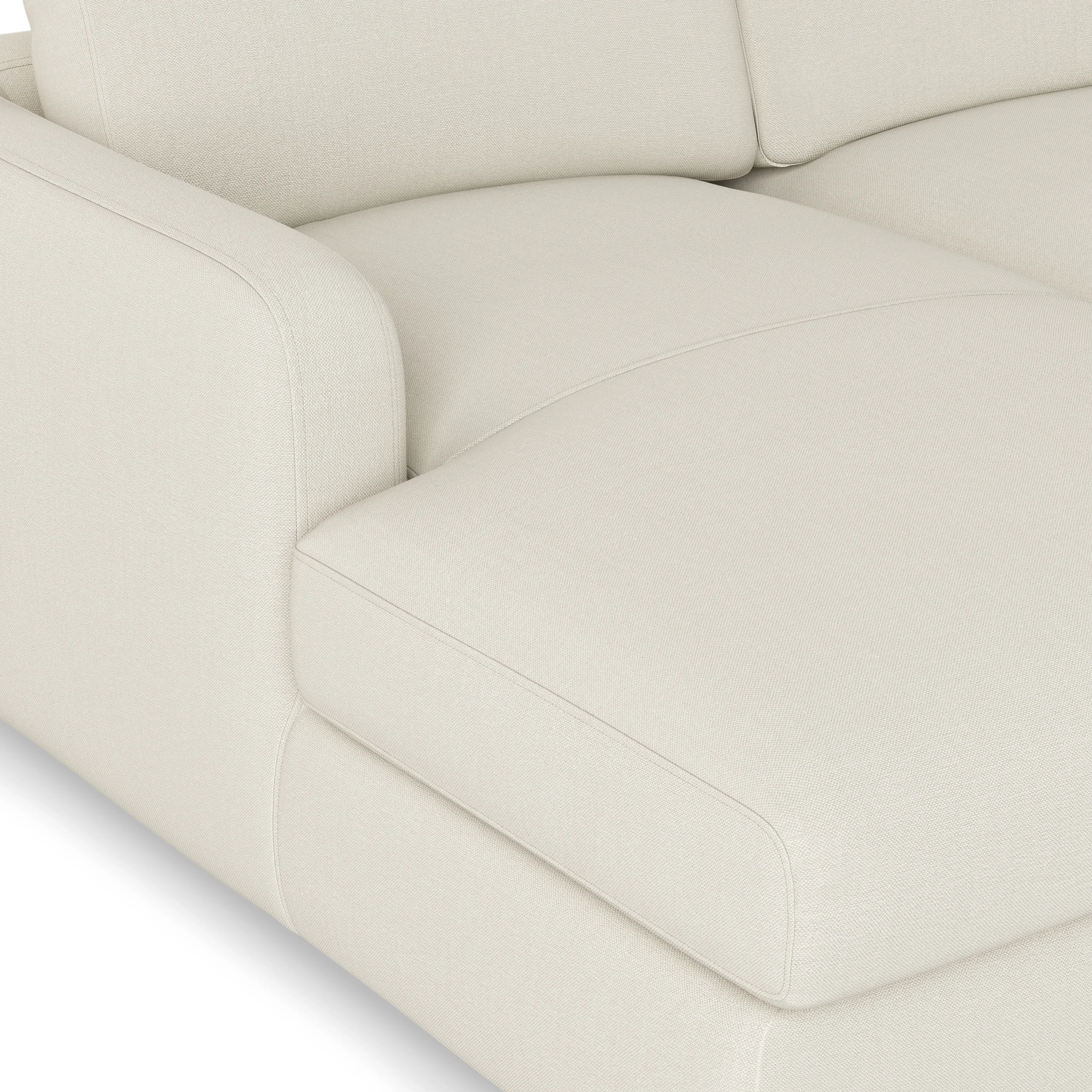 Vati 114_ Left Storage Sleeper Sectional - Natural Oak and Buckler Ivory - Image 7