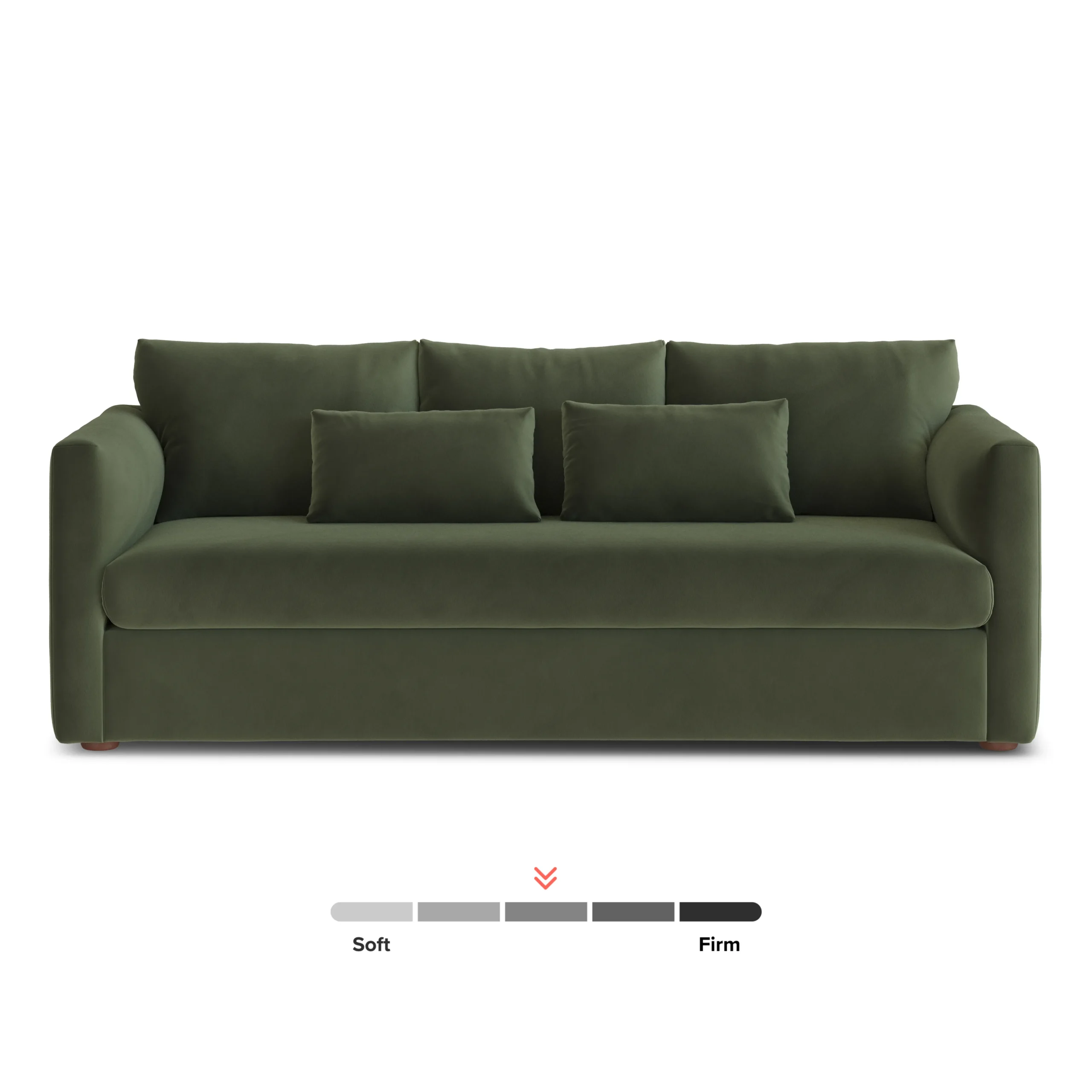 Marina 90_ Velvet Sofa Bed - Hale Fir Green - Image 8