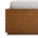 Leif King Platform Storage Bed - Smoked Oak