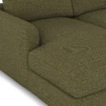 Vati 114_ Left Storage Sleeper Sectional - Natural Oak and Napa Moss