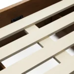Leif Queen Platform Storage Bed - Smoked Oak