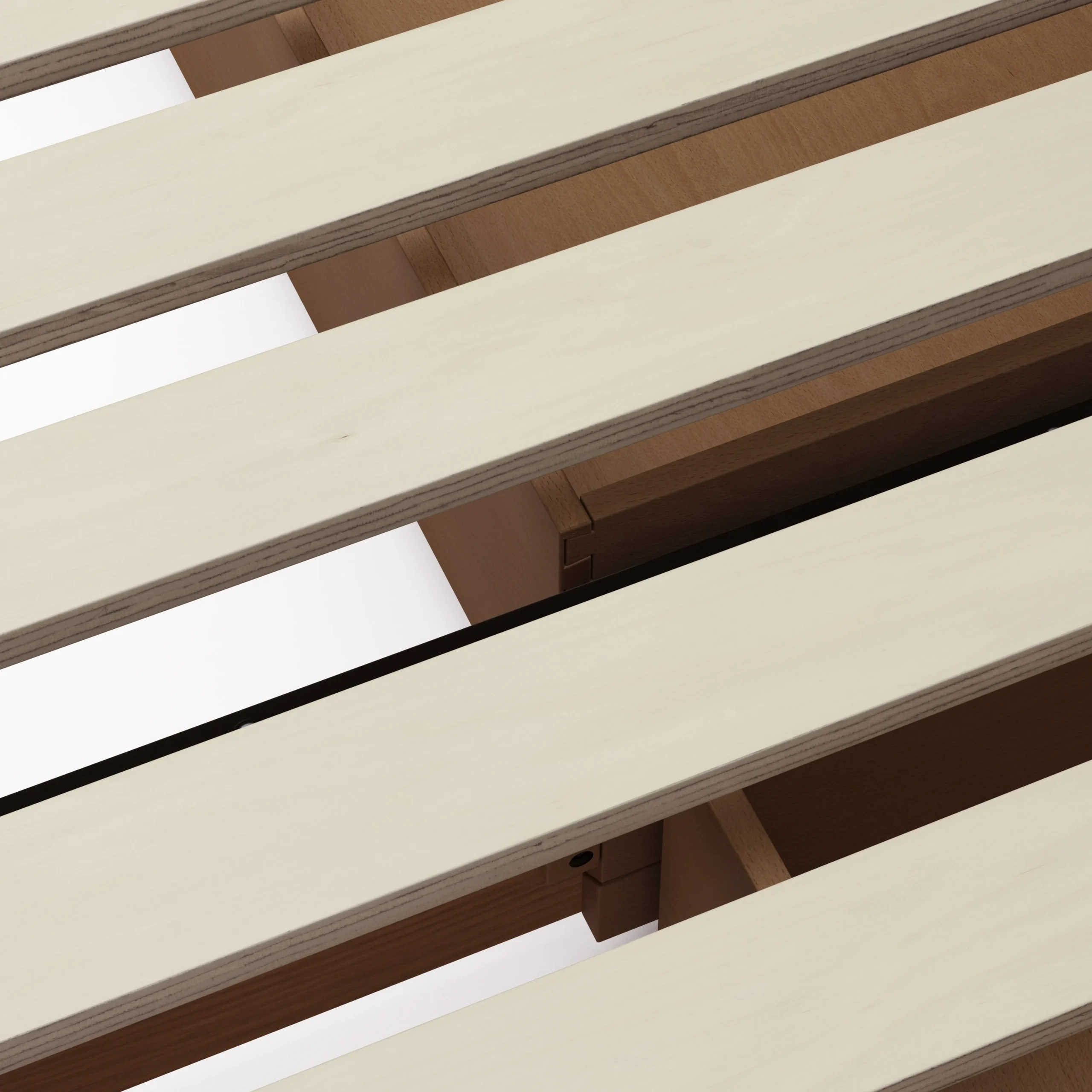 Leif Twin Platform Storage Bed - White Oak - Image 3