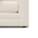 Riley 84_ Sofa Bed - Ivory Wool Bouclé