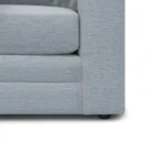 Riley 84_ Sofa Bed - Silver Light Blue