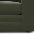 Riley 84_ Velvet Sofa Bed - Hale Fir Green
