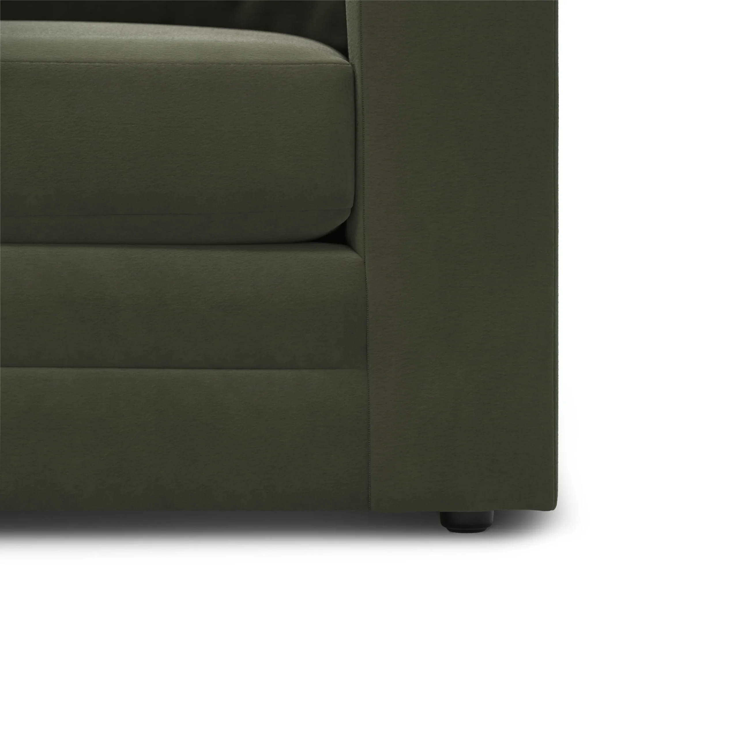 Riley 84_ Velvet Sofa Bed - Hale Fir Green - Image 14