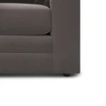 Riley 84_ Velvet Sofa Bed - Hale Warm Gray