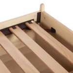 Lenia King Panel Storage Bed - White Oak