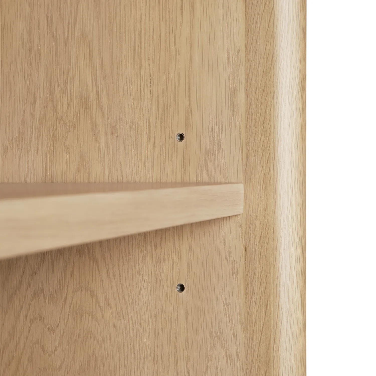 Torme 34_ Bookcase with Storage, Tall - White Oak - Image 14