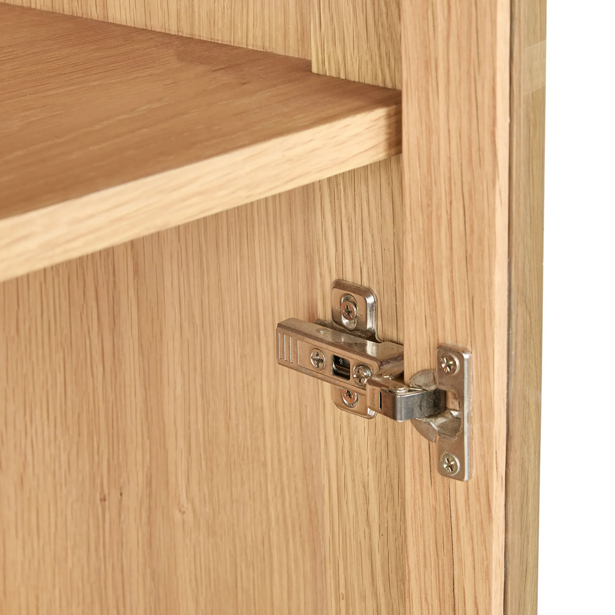 Mysen 35.5_ Glass Cabinet - Natural Oak - Image 14