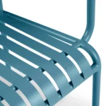 Sarek Outdoor Stackable Dining Armchair - Peacock Blue