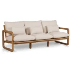 Laholm 88_ Outdoor Sofa - Dravite Ivory