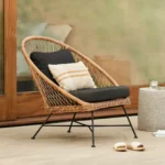 Aeri 37_ Outdoor Lounge Chair - Slate Gray