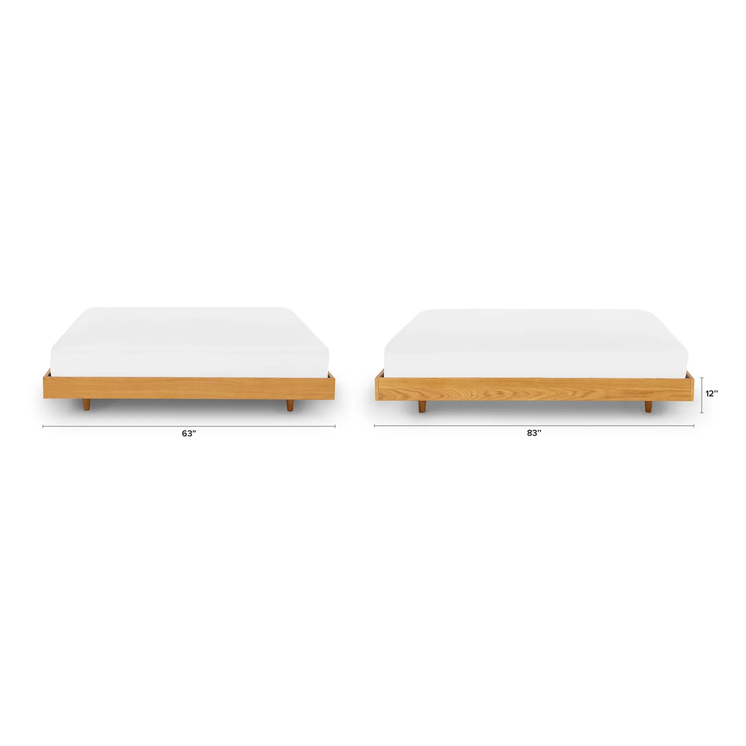 Basi Queen Bed Frame - Oak - Image 13
