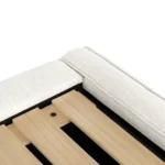 Cigar King Upholstered Storage Bed - Ankara Ivory
