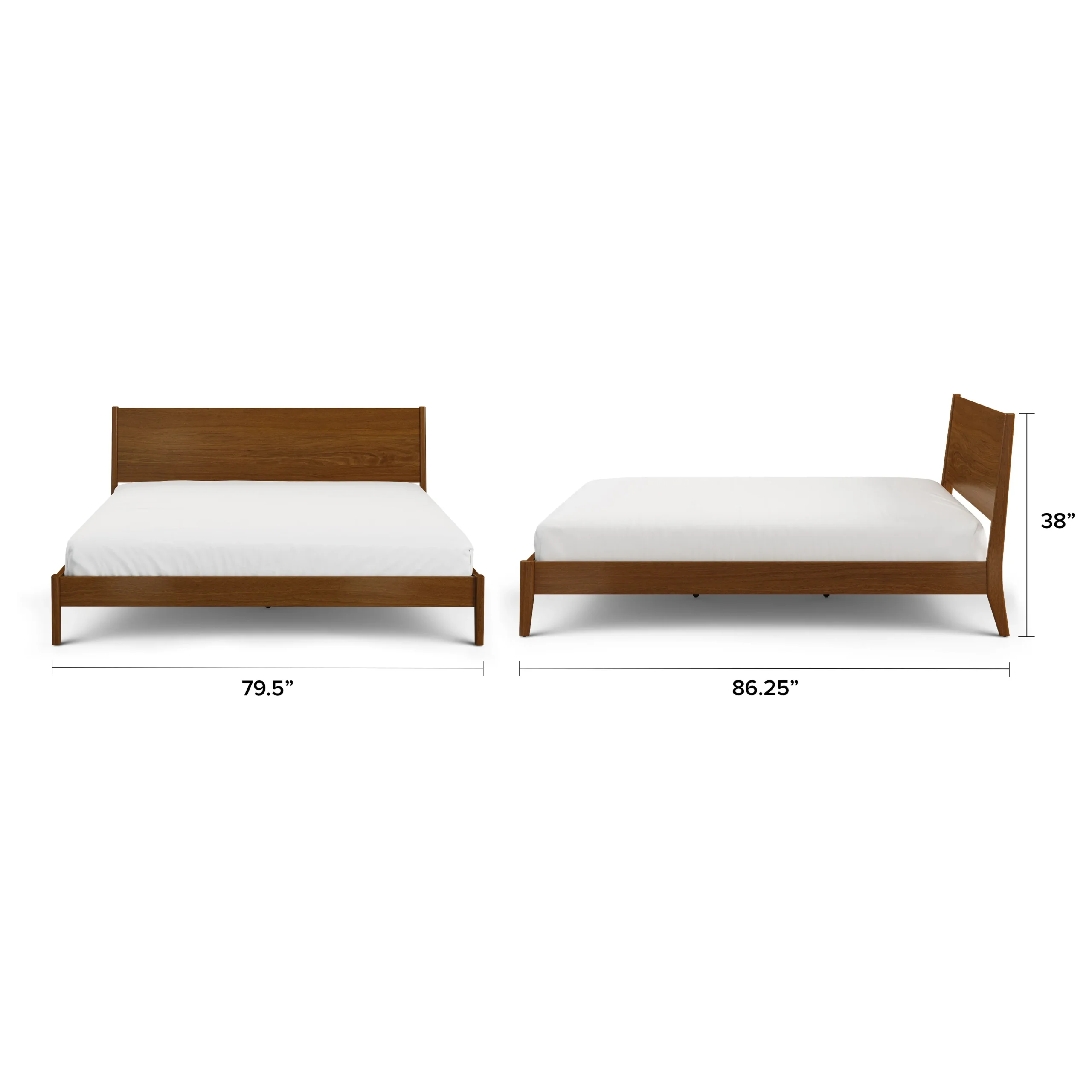 Cooper King Low Profile Bed - Walnut - Image 13