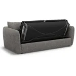 Leigh 86_ Sofa Bed - Silver Gray