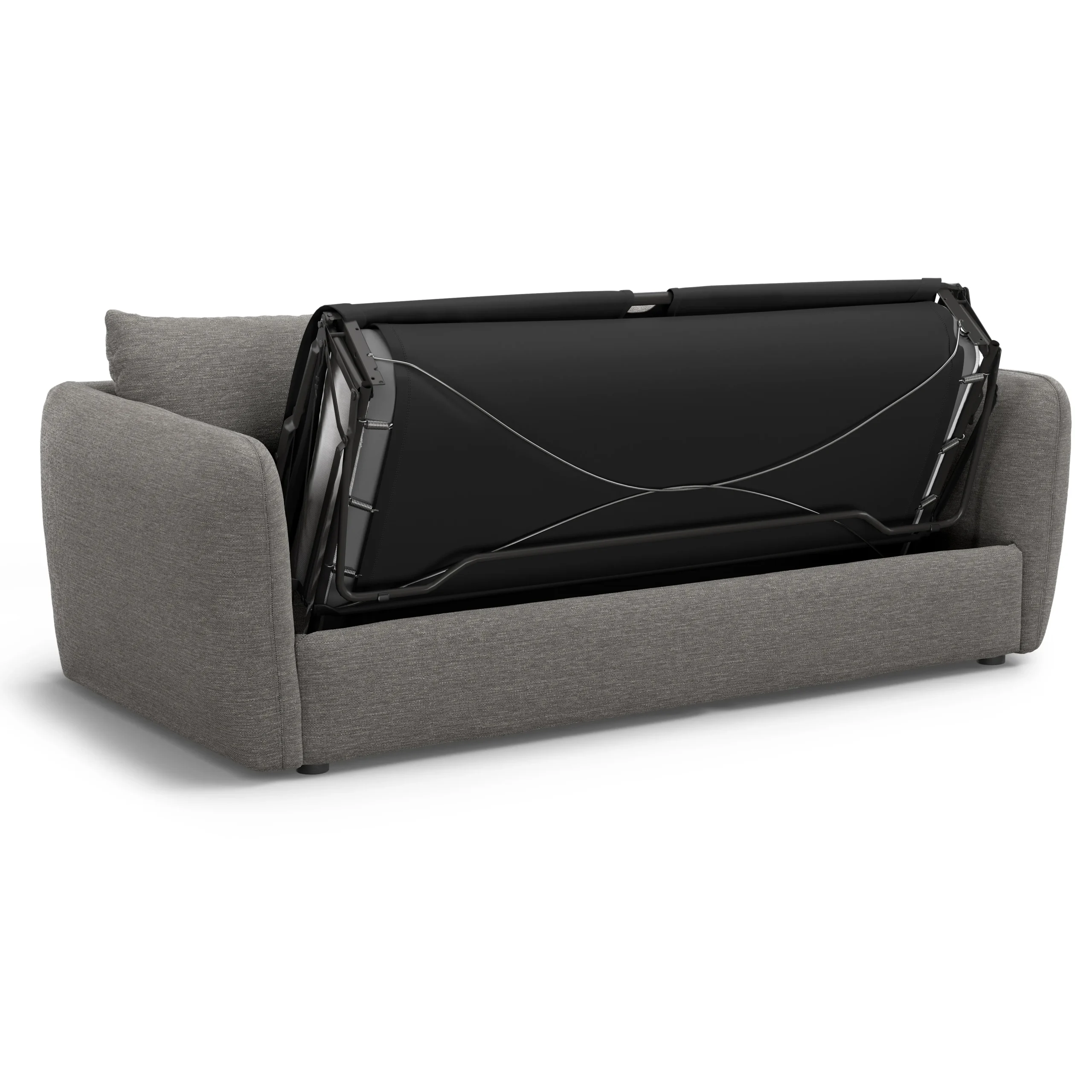 Leigh 86_ Sofa Bed - Silver Gray - Image 5