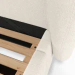 Kayra King Upholstered Storage Bed - Ivory Bouclé