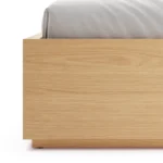 Leif King Platform Storage Bed - White Oak