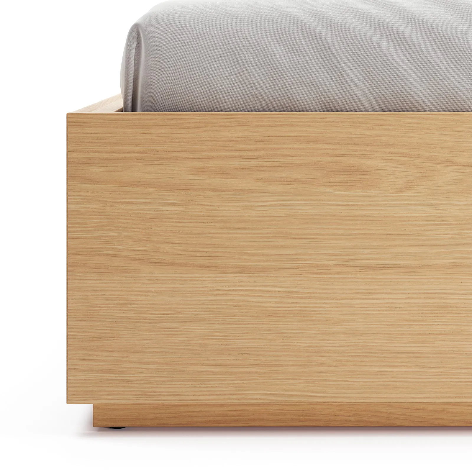 Leif King Platform Storage Bed - White Oak - Image 17
