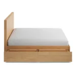 Leif King Storage Bed - White Oak